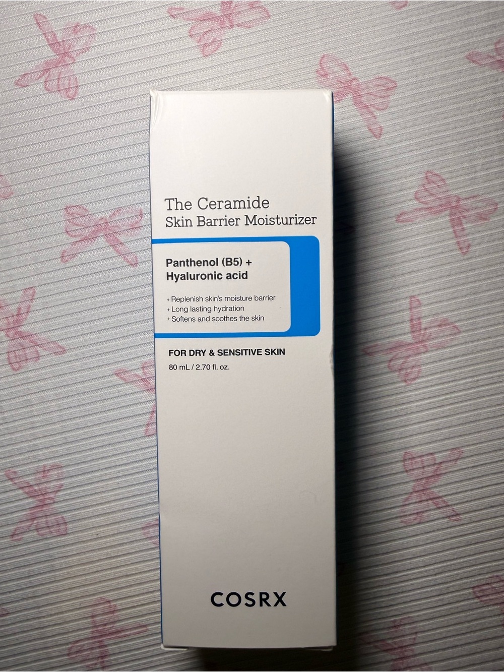 COSRX Ceramide Skin Barrier Moisturizer — White & Blue
